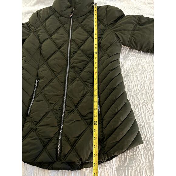 Bernado Full Circle Puffer Green Jacket Size M - Picture 7 of 8